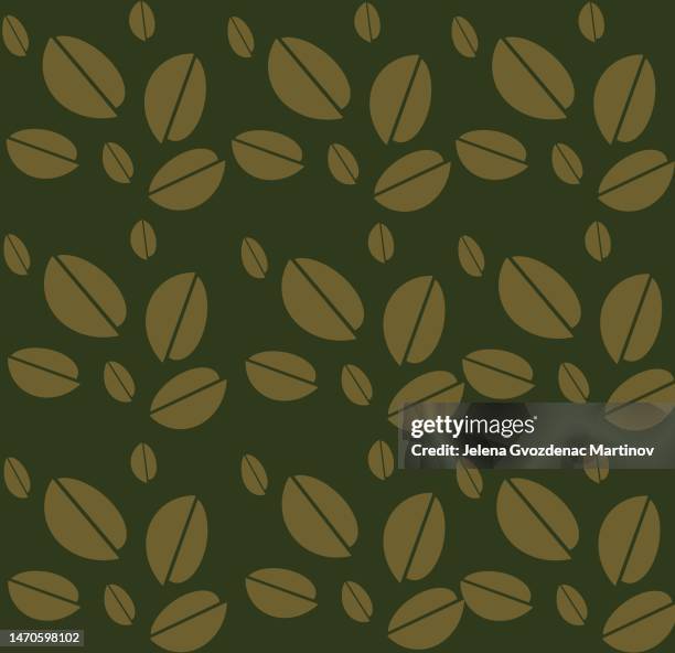 coffee beans - baked beans stock illustrations