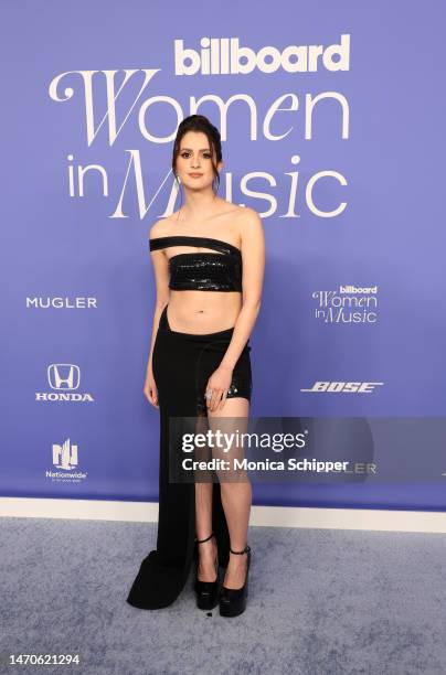 Laura Marano attends 2023 Billboard Women In Music at YouTube Theater on March 01, 2023 in Inglewood, California.