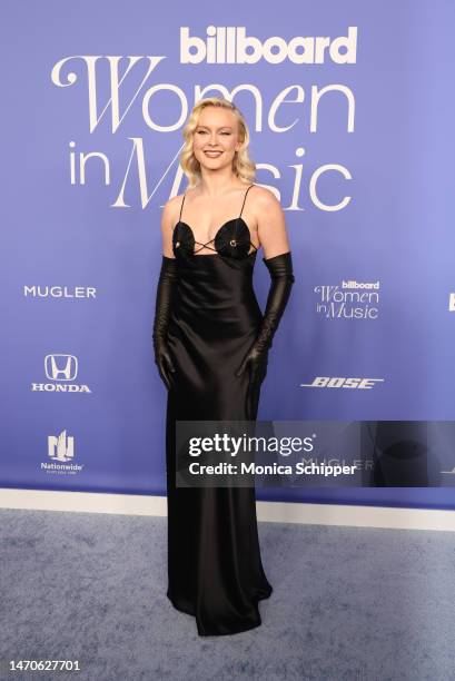 Zara Larsson attends 2023 Billboard Women In Music at YouTube Theater on March 01, 2023 in Inglewood, California.