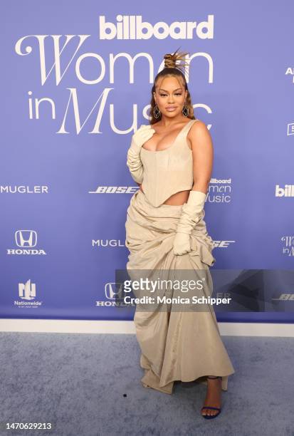 Latto attends 2023 Billboard Women In Music at YouTube Theater on March 01, 2023 in Inglewood, California.