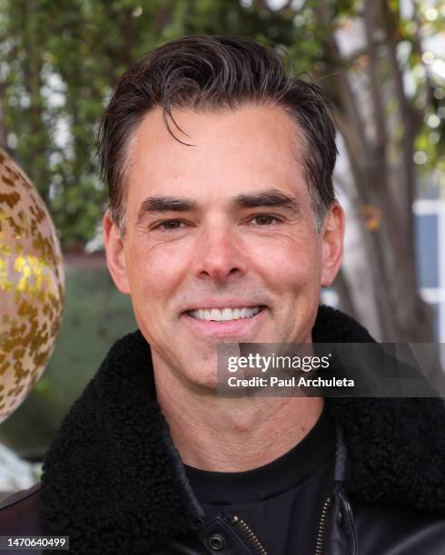 Actor Jason Thompson attends "The Young and The Restless" 50th Anniversary celebration with a time capsule reveal at Television City Studios on March...