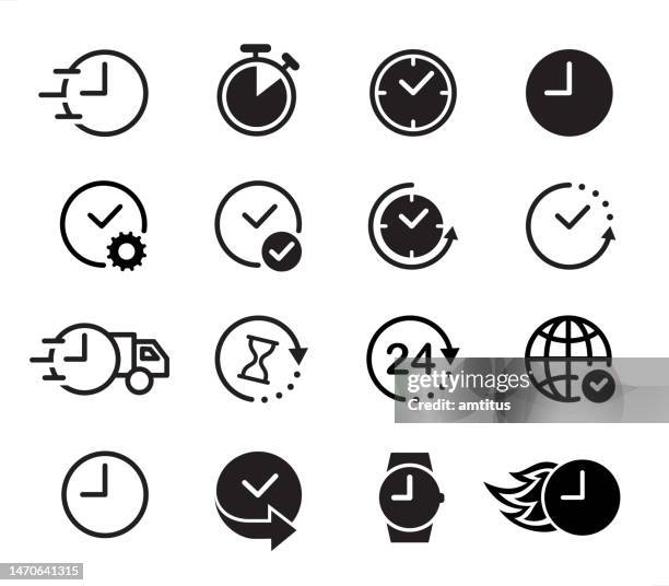 Time Symbols High-Res Vector Graphic - Getty Images