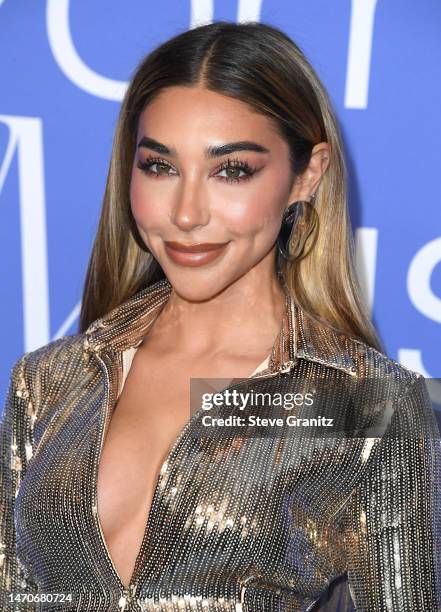 Chantel Jeffries arrives at the 2023 Billboard Women In Music at YouTube Theater on March 01, 2023 in Inglewood, California.