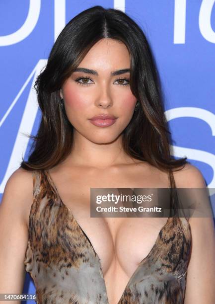 Madison Beer arrives at the 2023 Billboard Women In Music at YouTube Theater on March 01, 2023 in Inglewood, California.