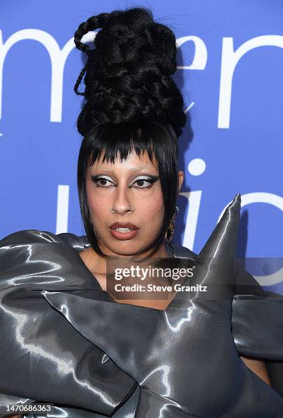 Laya arrives at the 2023 Billboard Women In Music at YouTube Theater