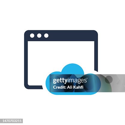 Cloud web hosting icon. Single solid icon. Vector illustration. For website design, logo, app, template, ui, etc. Cloud web hosting icon. Single solid icon. Vector illustration. For website design, logo, app, template, ui, etc.