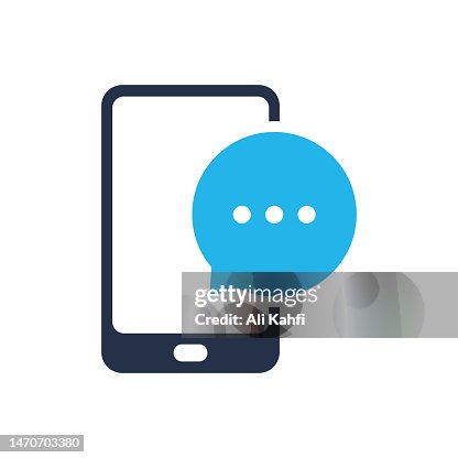 Chat message icon. Single solid icon. Vector illustration. For website design, logo, app, template, ui, etc. Chat message icon. Single solid icon. Vector illustration. For website design, logo, app, template, ui, etc.