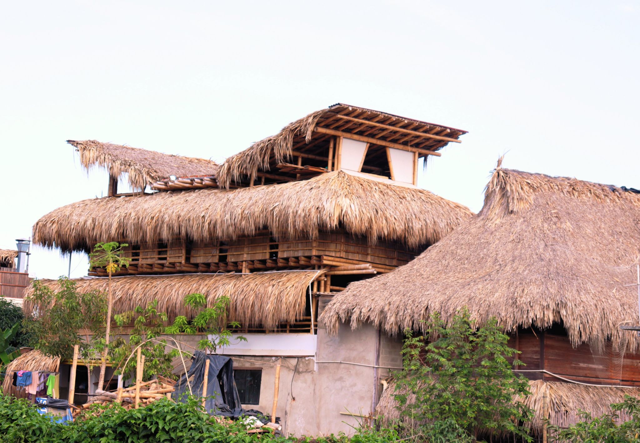 Bamboo house, natural wood Eco house in Bukit Peninsula, Bali with Baie Property Group Bamboo house, natural wood Eco house in Bukit Peninsula, Bali with Baie Property Group