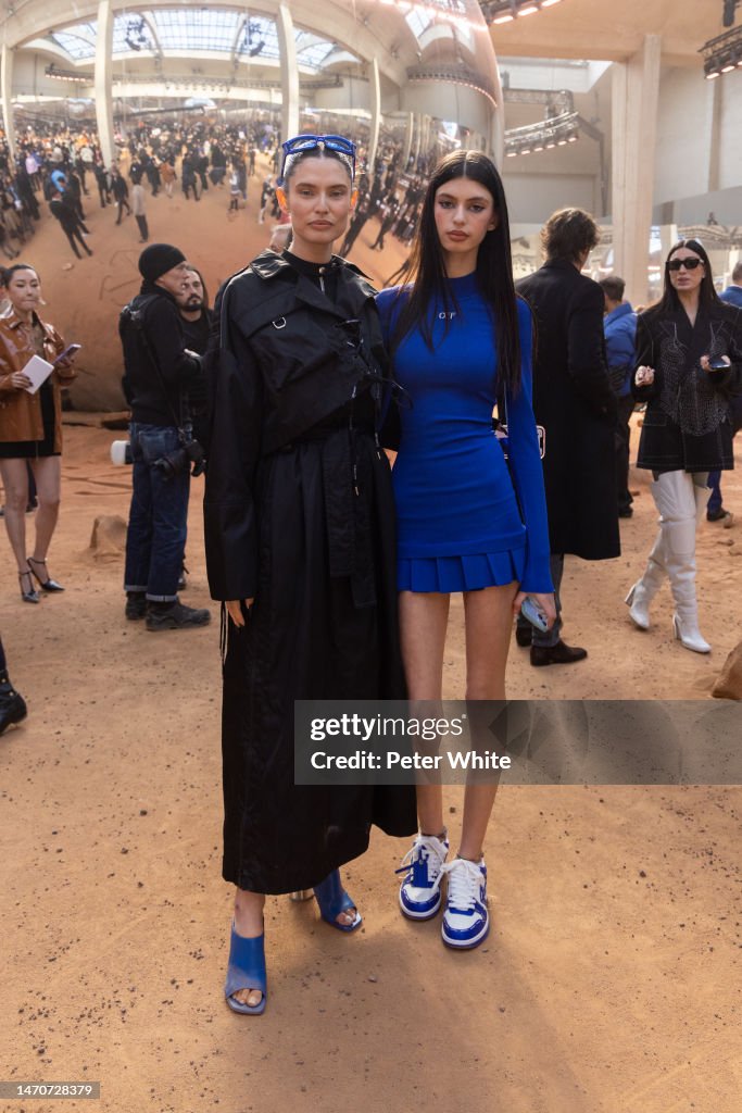 Bianca Balti and Matilde Lucidi attends the Off-White Womenswear Fall ...