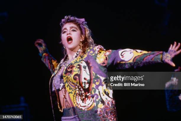 Madonna on Stage in New York.
