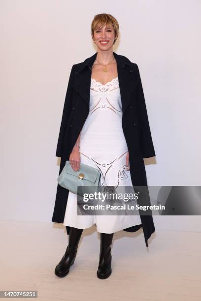 Rebecca Hall attends the Chloé Womenswear Fall Winter 2023-2024 show as part of Paris Fashion Week on March 02, 2023 in Paris, France.