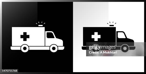 ambulance icon. - ambulance stock illustrations