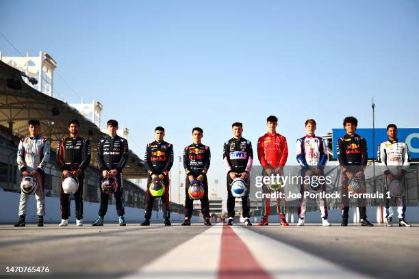 Brad Benavides of United States and PHM Racing by Charouz , Juan Manuel Correa of United States and Van Amersfoort Racing , Arthur Leclerc of Monaco...