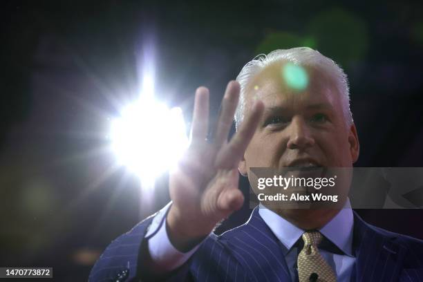 Chairman of the Conservative Political Action Conference Matt Schlapp speaks during the annual conference at Gaylord National Resort & Convention...