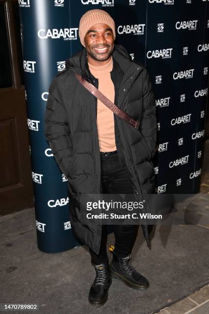 Ore Oduba attends the "Cabaret" Red Carpet Gala Night 2023 at the Playhouse Theatre on March 02, 2023 in London, England.