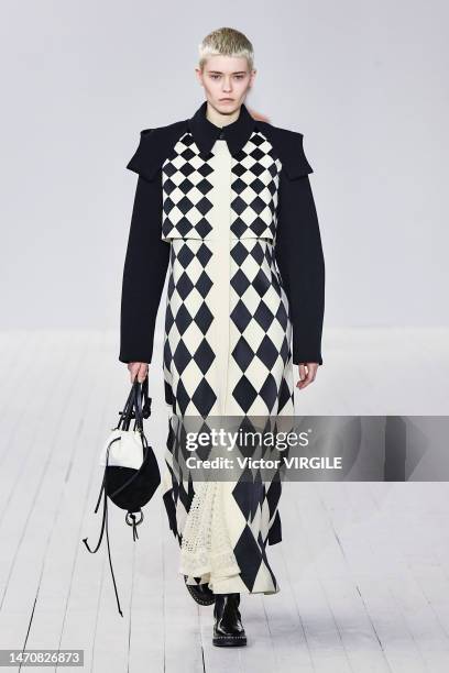 Model walks the runway during the Chloe Ready to Wear Fall/Winter 2023-2024 fashion show as part of the Paris Fashion Week on March 2, 2023 in Paris,...