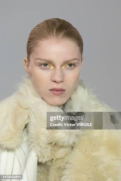 Model walks the runway during the Chloe Ready to Wear Fall/Winter 2023-2024 fashion show as part of the Paris Fashion Week on March 2, 2023 in Paris,...