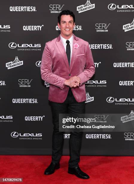 Preston Sadleir attends The Queerties 2023 Awards celebration at EDEN Sunset on February 28, 2023 in Los Angeles, California.