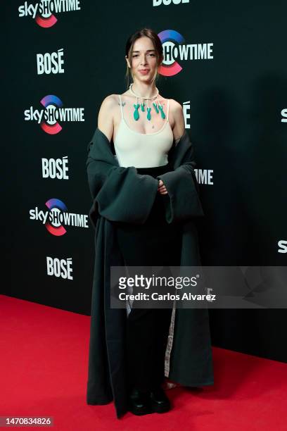 Palito Dominguin attends the presentation of the biopic "Bose" by the new streaming service SkyShowtime at the DOMO360 on March 02, 2023 in Madrid,...