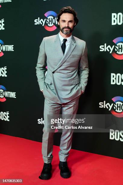 Ivan Sanchez attends the presentation of the biopic "Bose" by the new streaming service SkyShowtime at the DOMO360 on March 02, 2023 in Madrid, Spain.