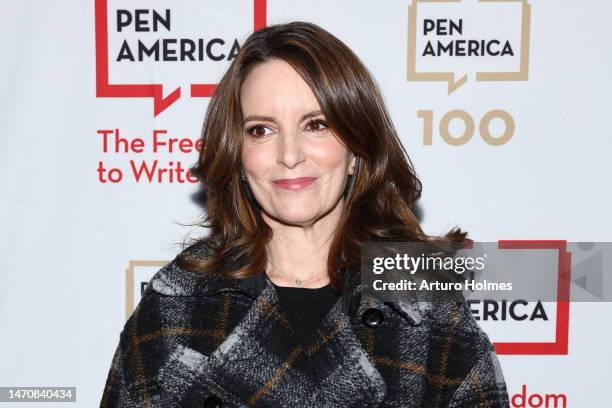 Tina Fey attends the 60th annual PEN America Literary Awards at Town Hall on March 02, 2023 in New York City.