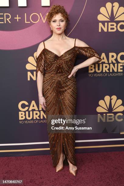 Bernadette Peters attends NBC's "Carol Burnett: 90 Years of Laughter + Love" Birthday Special at Avalon Hollywood & Bardot on March 02, 2023 in Los...