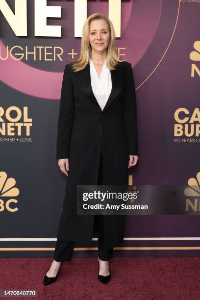 Lisa Kudrow attends NBC's "Carol Burnett: 90 Years of Laughter + Love" Birthday Special at Avalon Hollywood & Bardot on March 02, 2023 in Los...