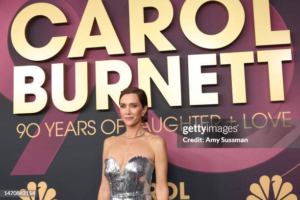 Kristen Wiig attends NBC's "Carol Burnett: 90 Years of Laughter + Love" Birthday Special at Avalon Hollywood & Bardot on March 02, 2023 in Los...