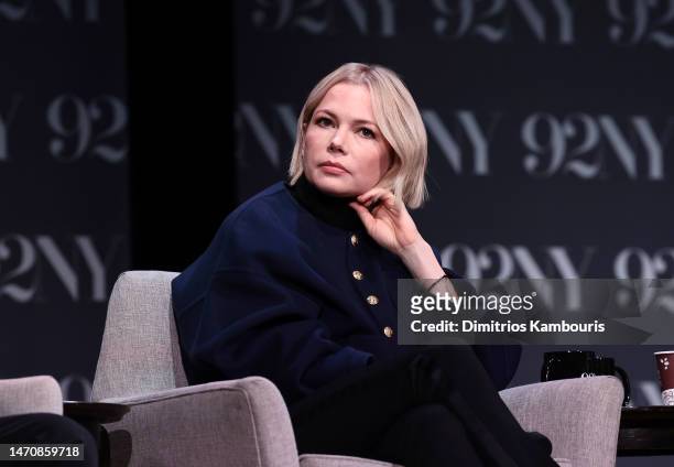 Michelle Williams attends "The Fabelmans" Screening In Conversation at The 92nd Street Y, New York on March 02, 2023 in New York City.