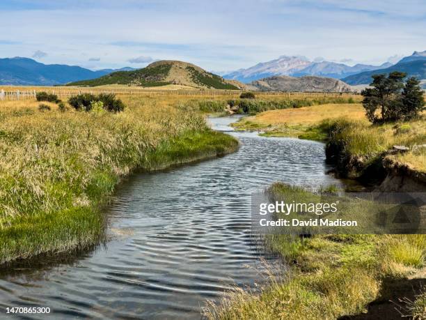 the nirehuao river, patagonia region, chile - aysén del general carlos ibáñez del campo stock pictures, royalty-free photos & images