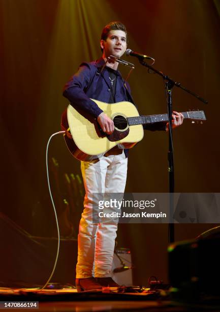William Beckmann performs at the Ryman Auditorium on March 02, 2023 in Nashville, Tennessee.