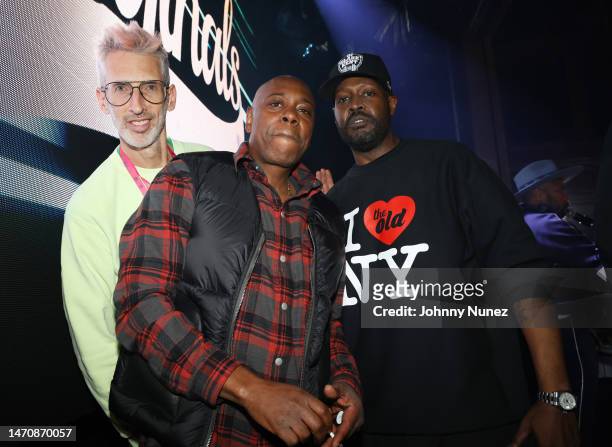 Stretch Armstrong, Dave Chappelle, DJ Clark Kent appear onstage at De La Soul’s The DA.I.S.Y. Experience, produced in conjunction with Amazon Music,...