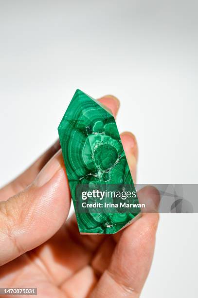 malachite crystal tower - 孔雀石 個照片及圖片��檔