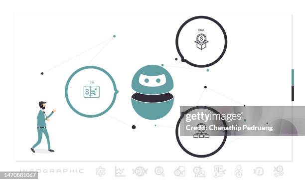 cha gpt infographic with 3 options or steps. can be used for presentations banner. - 3 step increase stock illustrations