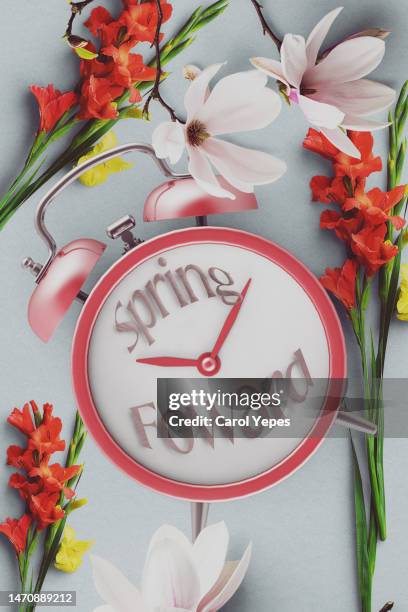 spring foward - daylight savings spring forward stock pictures, royalty-free photos & images