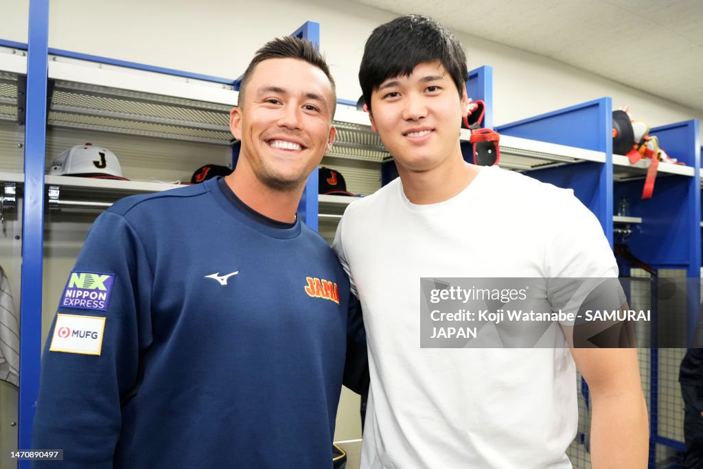 Pitcher Shohei Ohtani and Outfielder Lars Nootbaar of Samurai Japan  Fotografía de noticias - Getty Images