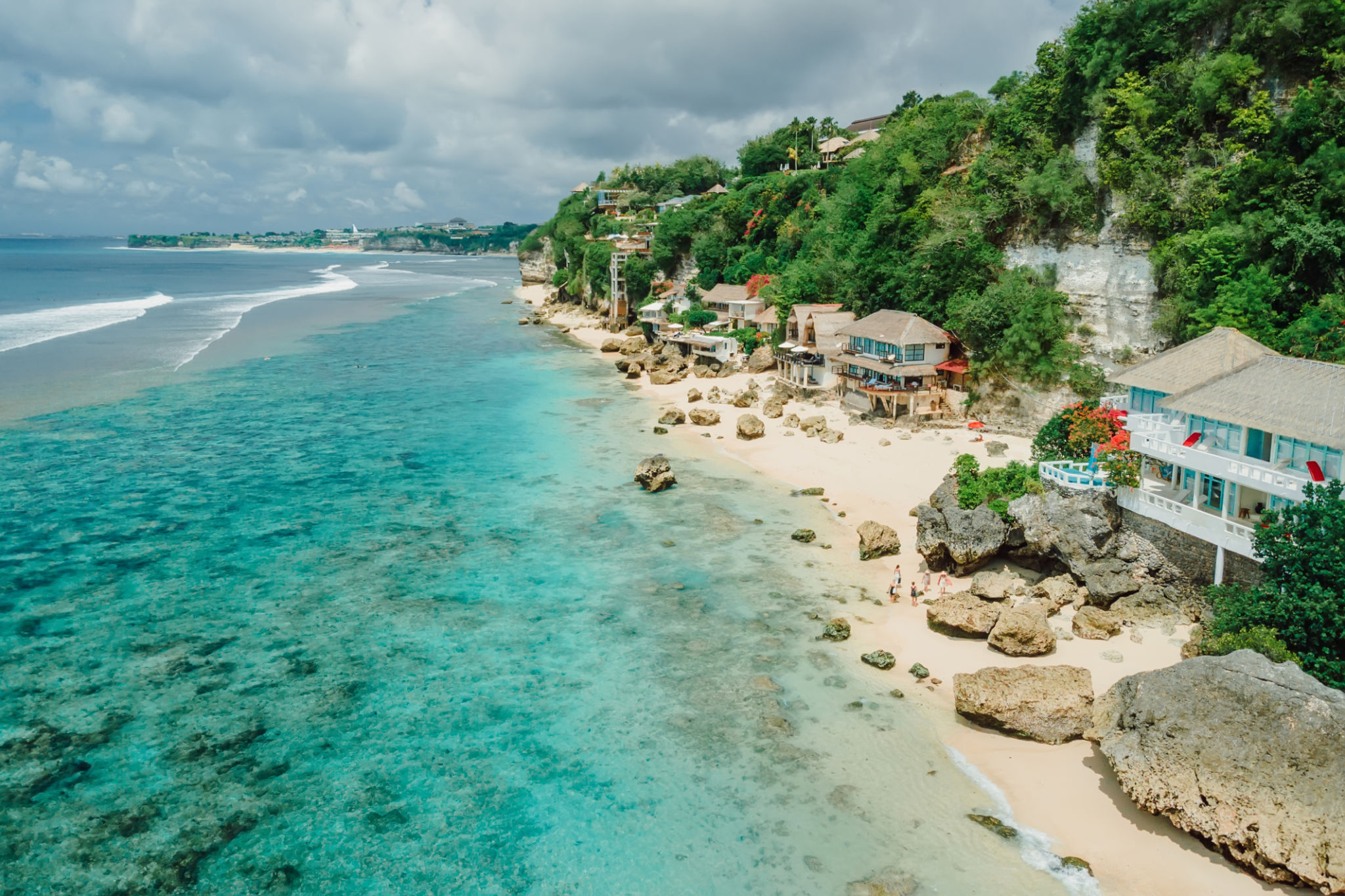 Tropical Rural Village Landscape in Bali with Lush Green Fields Tropical Rural Village Landscape in Bali with Lush Green Fields