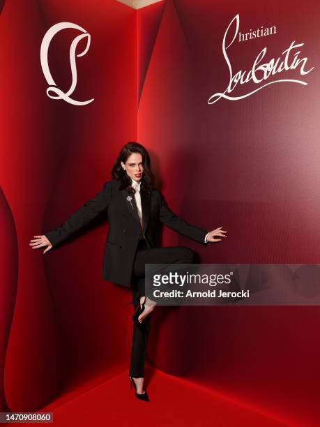 Coco Rocha attends "The Loubi Show" as part of Paris Fashion Week on March 02, 2023 in Paris, France.