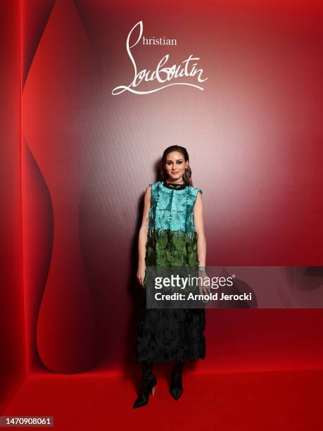 Olivia Palermo attends "The Loubi Show" as part of Paris Fashion Week on March 02, 2023 in Paris, France.