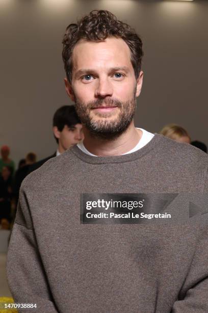 Jamie Dornan attends the Loewe Womenswear Fall Winter 2023-2024 show as part of Paris Fashion Week on March 03, 2023 in Paris, France.