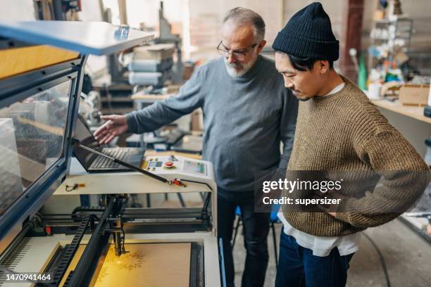 you assemble it like this - laser engraving stock pictures, royalty-free photos & images