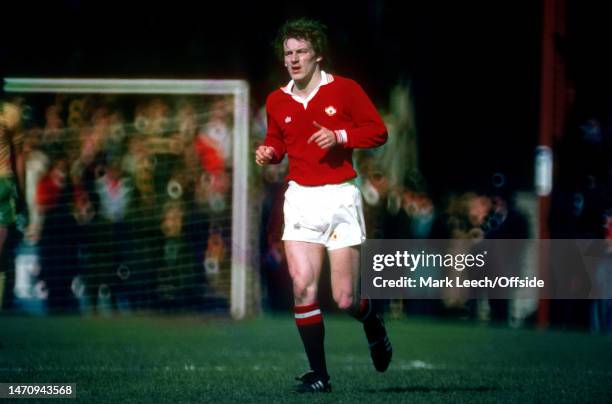 April 1978, Norwich - Football League Division One - Norwich City v Manchester United - Steve Coppell of Manchester United.