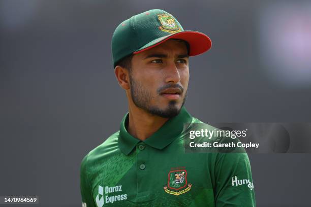 Afif Hossain of Bangladesh during the 2nd One Day International between Bangladesh and England at Sher-e-Bangla National Cricket Stadium on March 03,...