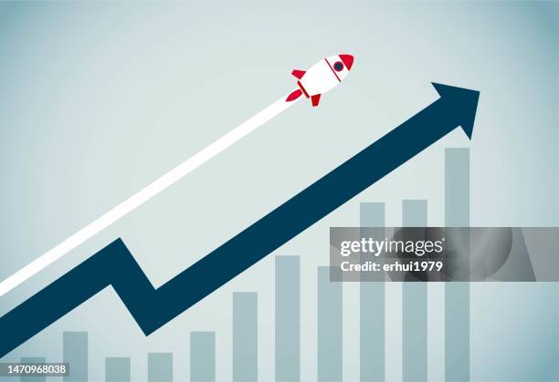 rapid growth - projection stock illustrations stock illustrations
