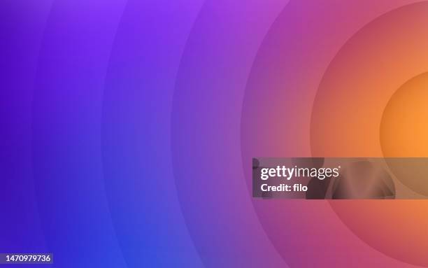 ilustrações de stock, clip art, desenhos animados e ícones de gradient glow rings concentric circles background - centro da terra