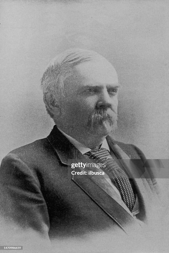 Famous American People George Graham Vest High-Res Vector Graphic ...