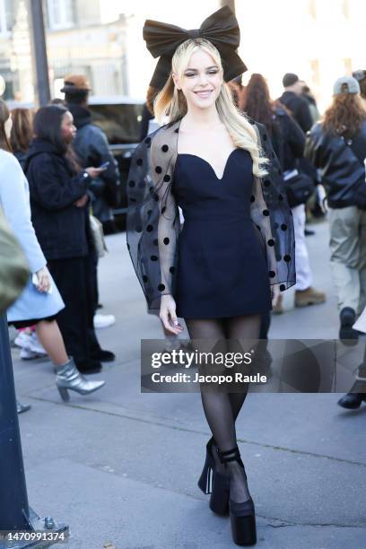 Kiernan Shipka attends the Nina Ricci Womenswear Fall Winter 2023-2024 show as part of Paris Fashion Week on March 03, 2023 in Paris, France.