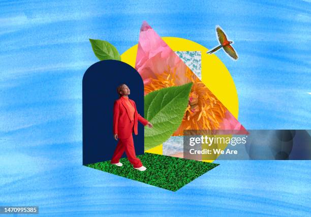 breaking new ground - embrasure de porte photos et images de collection