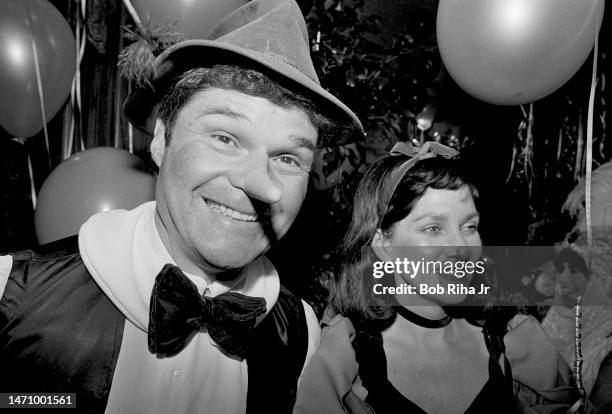 Actor and Comedian Fred Willard with wife Jane Willard at Cast Party to honor stars of past 'Fairytale Theatre' shows, March 6, 1985 in Los Angeles,...