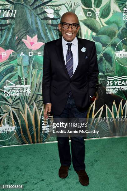 Al Roker attends the Hudson River Park Friends 7th Annual Playground Committee Luncheon at Current at Chelsea Piers on March 03, 2023 in New York...